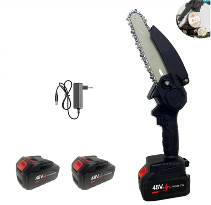 Mini Motosierra 2 Baterias De 48 V