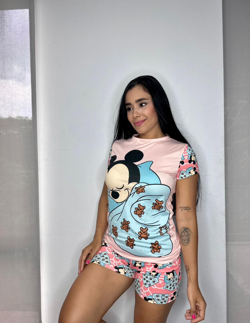 Conjunto pijama mujer Short + Camiseta