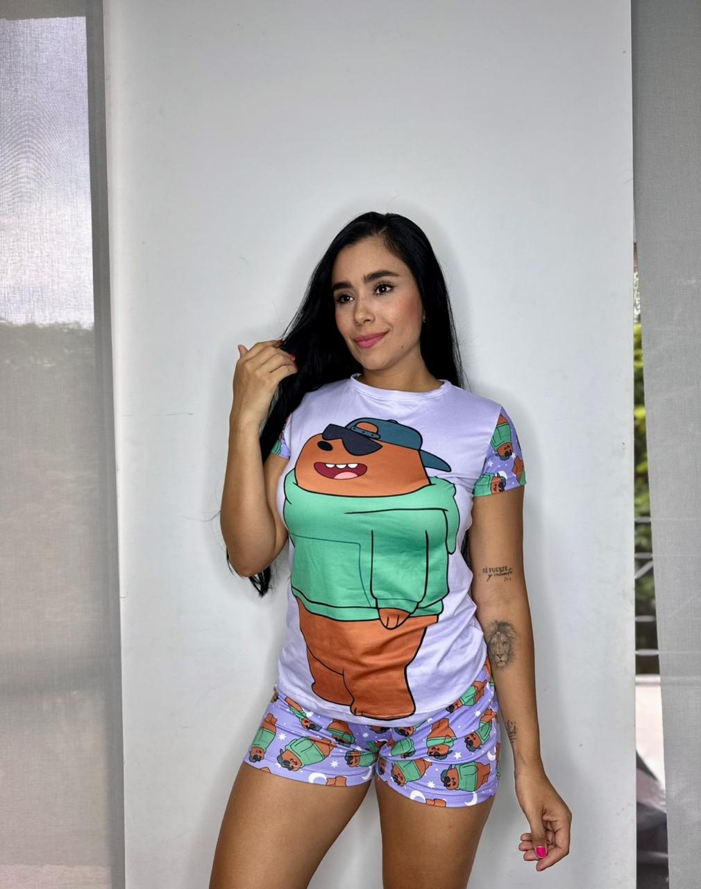 Conjunto pijama mujer Short + Camiseta