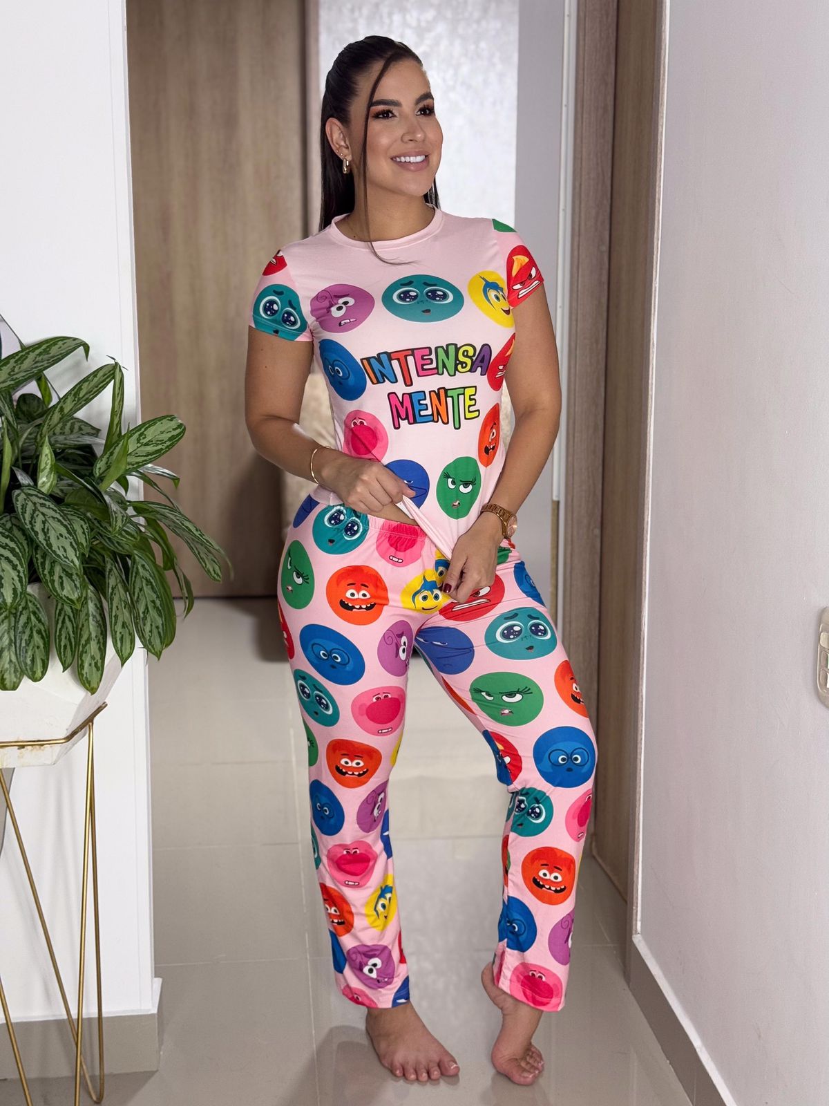 Pijama para mujer Pantalon + Camisa