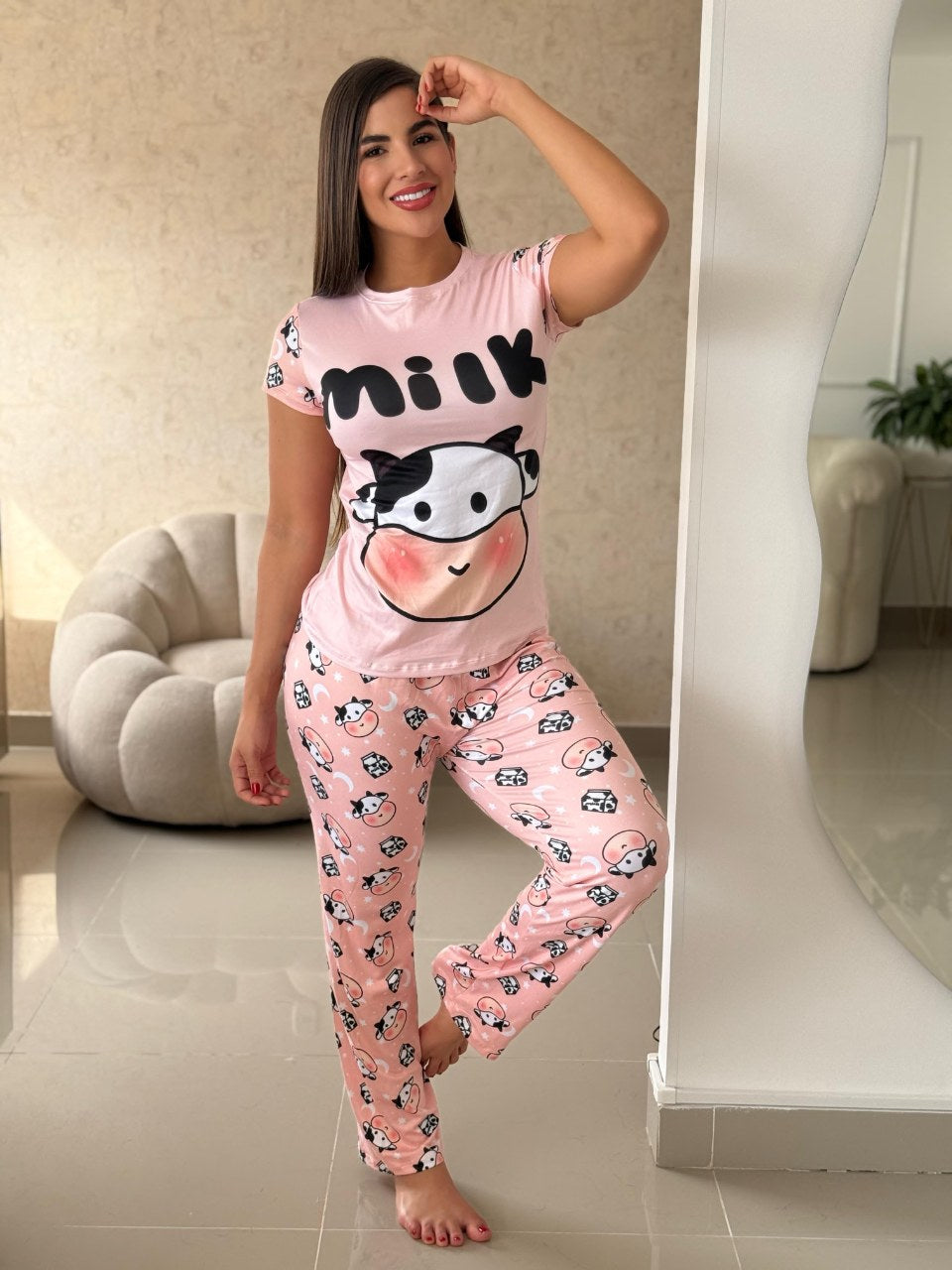 Pijama para mujer Pantalon + Camisa