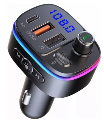 Transmisor Para Carro C3 FM, Bluetooth